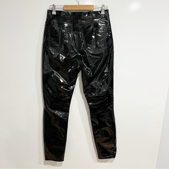 Rag & Bone High Rise Vinyl Patent Leather Skinny Pants - Picture 5 of 11